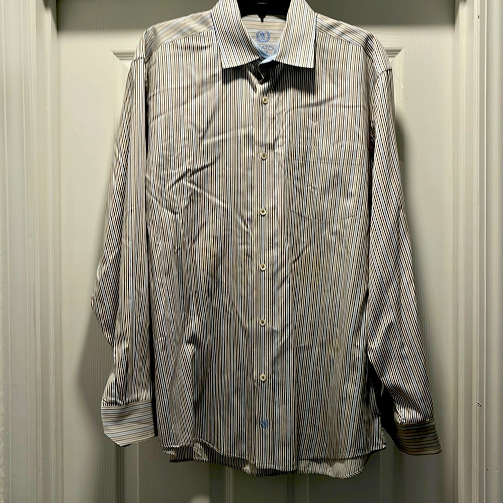 Bugatchi Shirt Men’s  Long Sleeve  classic fit xl - Picture 2 of 5